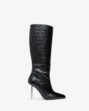Load image into Gallery viewer, Patent Monogram Logo Chain Boots