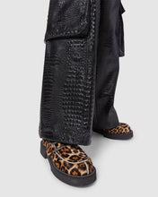 Load image into Gallery viewer, GCDS x Clarks Leopard loafers
