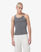 Load image into Gallery viewer, Hoop Metallic Knit Tank Top
