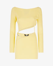 Load image into Gallery viewer, Asymmetrical Knit Mini Dress

