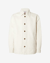 Load image into Gallery viewer, Checkboard Print Denim Windbreaker
