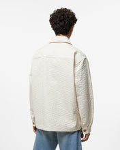 Load image into Gallery viewer, Checkboard Print Denim Windbreaker
