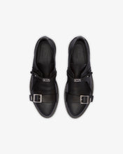 Load image into Gallery viewer, Multi Lace Buckle Derby Shoes
