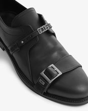 Load image into Gallery viewer, Multi Lace Buckle Derby Shoes
